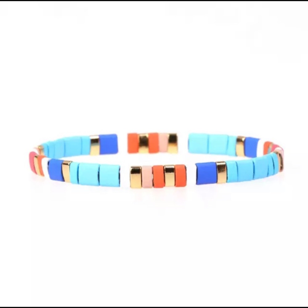 Bohemian Tila Bead Bracelet - Picture 4 of 6